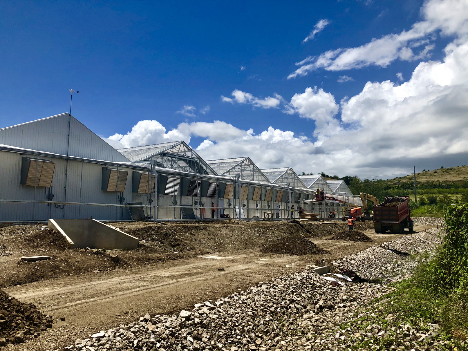 Greenhouse Project in Puerto Rico built between hurricanes | Commercial Greerhouse Manufacturer