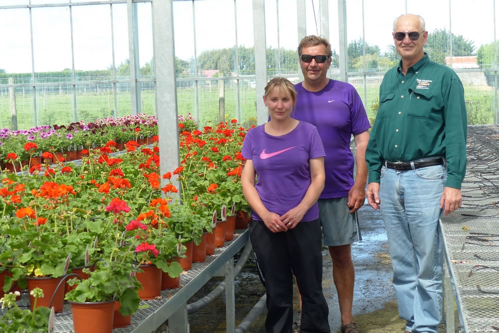 John Pound Visits Hayes Wholesale Nursery in New Zealand